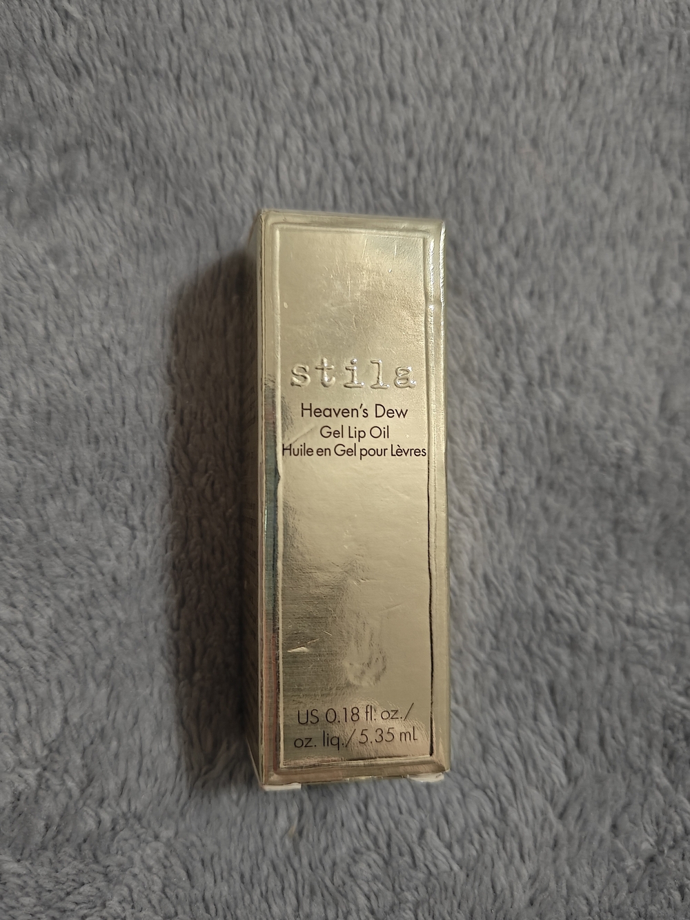 Stila Heaven's Dew Gel Lip Oil - Metallic Gold Packaging